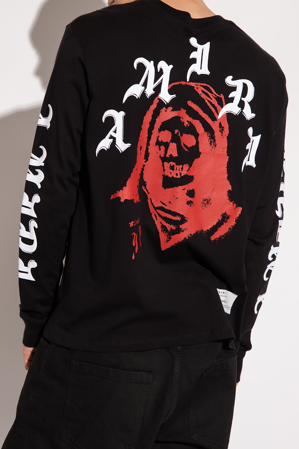 Amiri x Wes Lang Amiri - V-neck pouch pocket sweatshirt